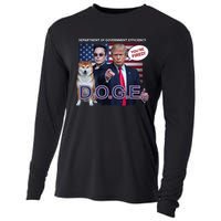 Doge Department Of Government Efficiency Cooling Performance Long Sleeve Crew