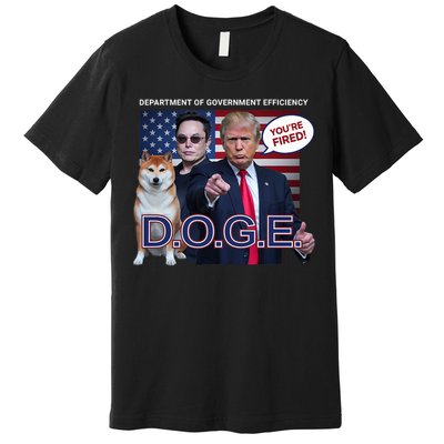 Doge Department Of Government Efficiency Premium T-Shirt