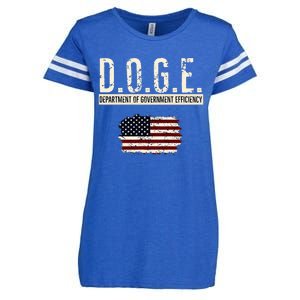 Doge Department Of Government Efficiency D.O.G.E. Enza Ladies Jersey Football T-Shirt