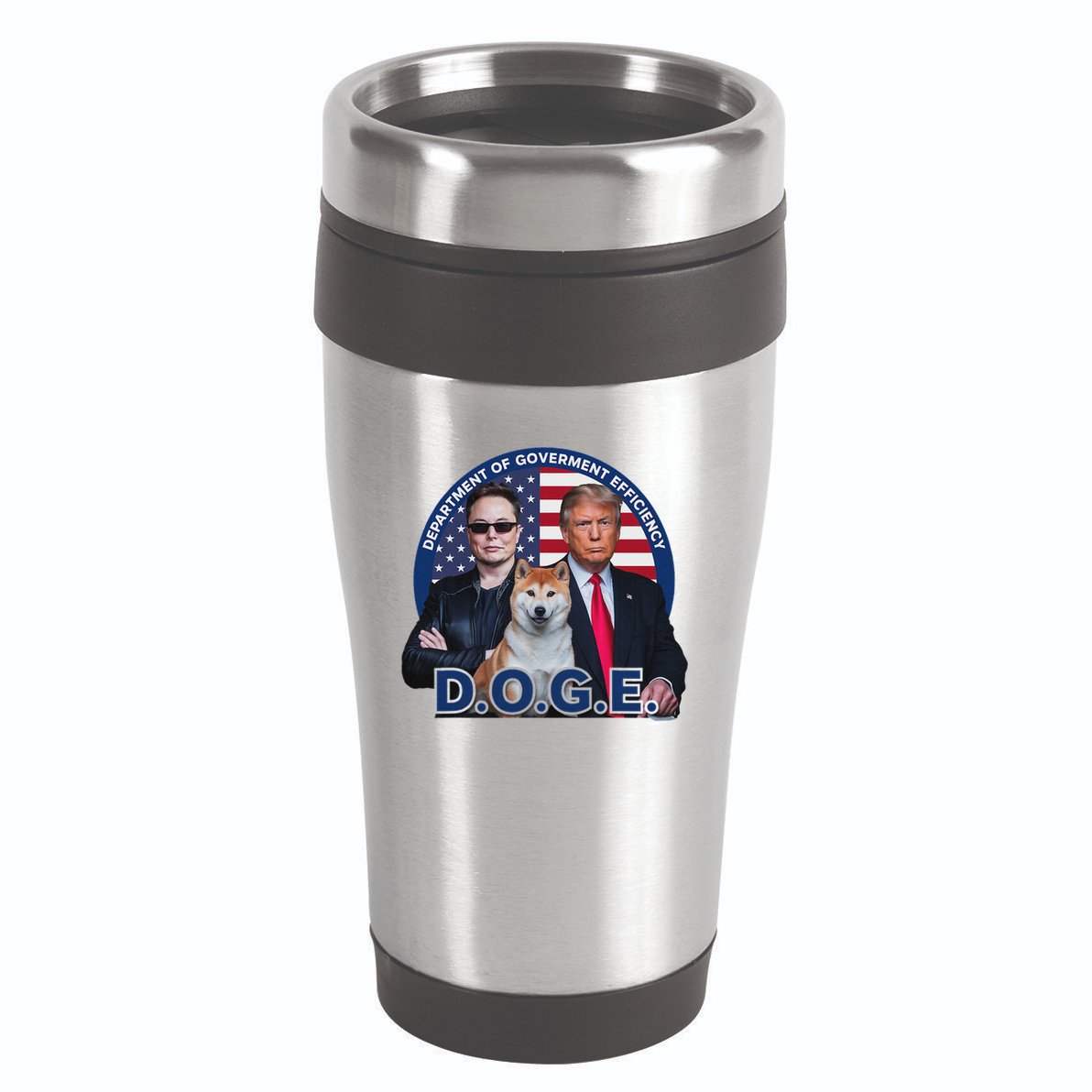 Doge Department Of Government Efficiency 16oz Travel Tumbler