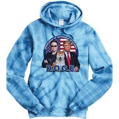 Doge Department Of Government Efficiency Tie Dye Hoodie