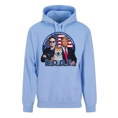 Doge Department Of Government Efficiency Unisex Surf Hoodie