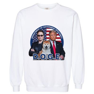 Doge Department Of Government Efficiency Garment-Dyed Sweatshirt