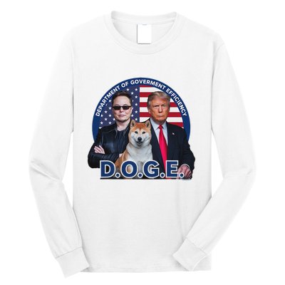 Doge Department Of Government Efficiency Long Sleeve Shirt
