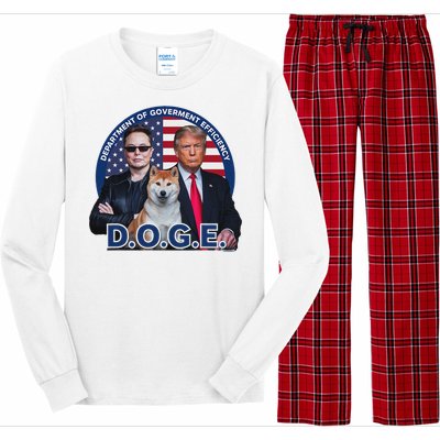 Doge Department Of Government Efficiency Long Sleeve Pajama Set