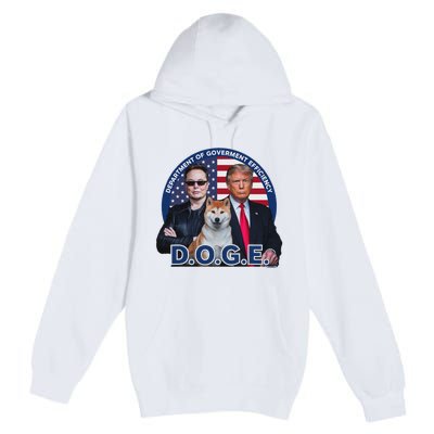 Doge Department Of Government Efficiency Premium Pullover Hoodie