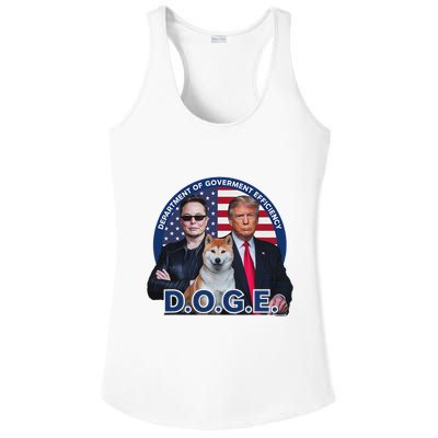 Doge Department Of Government Efficiency Ladies PosiCharge Competitor Racerback Tank