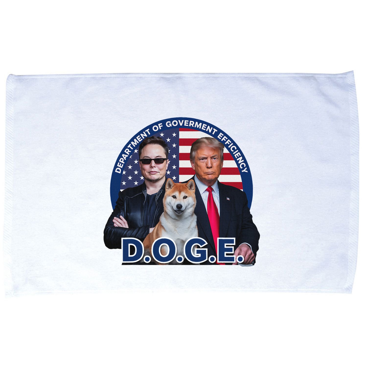 Doge Department Of Government Efficiency Microfiber Hand Towel