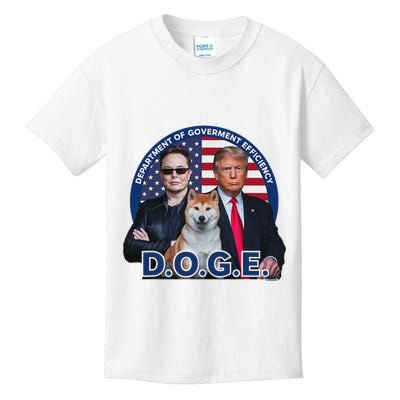 Doge Department Of Government Efficiency Kids T-Shirt