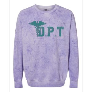 DPT Doctor Of Physical Therapy Student Therapist Gift Colorblast Crewneck Sweatshirt