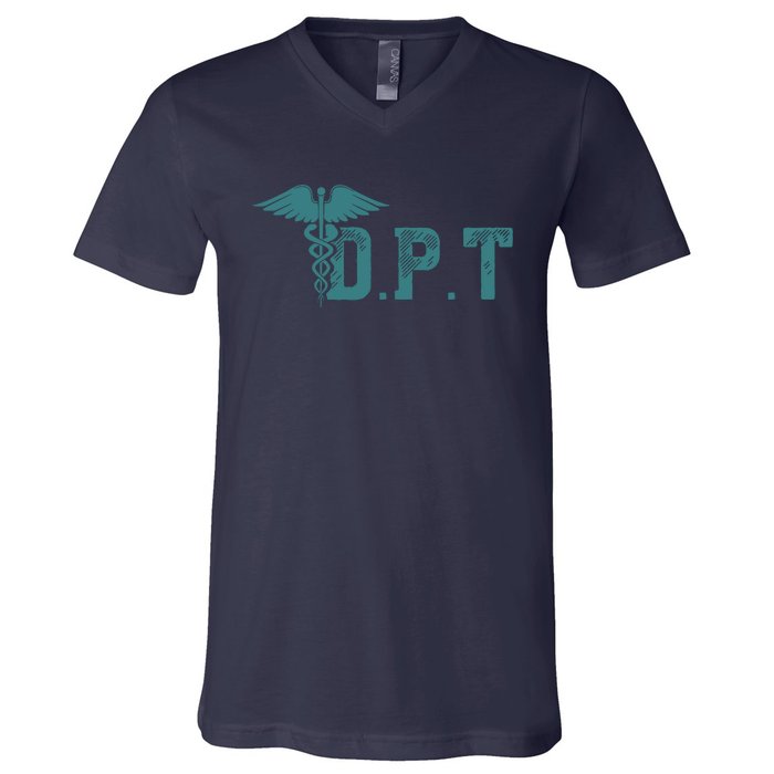 DPT Doctor Of Physical Therapy Student Therapist Gift V-Neck T-Shirt