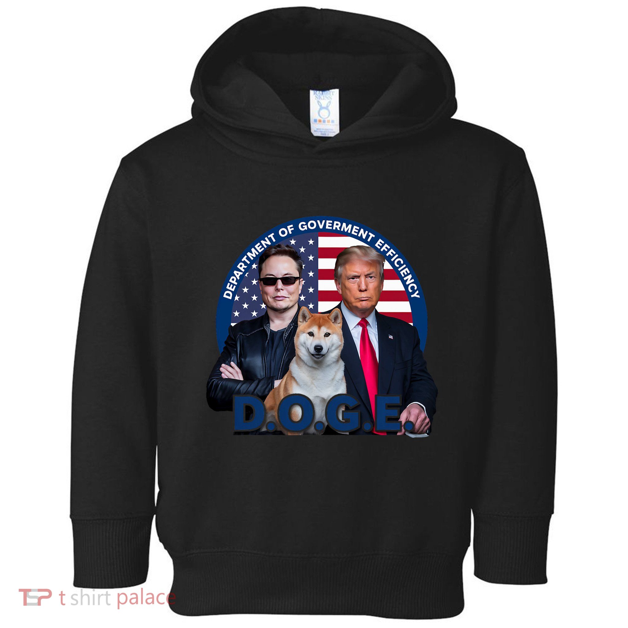 Doge Department Of Government Efficiency Toddler Hoodie