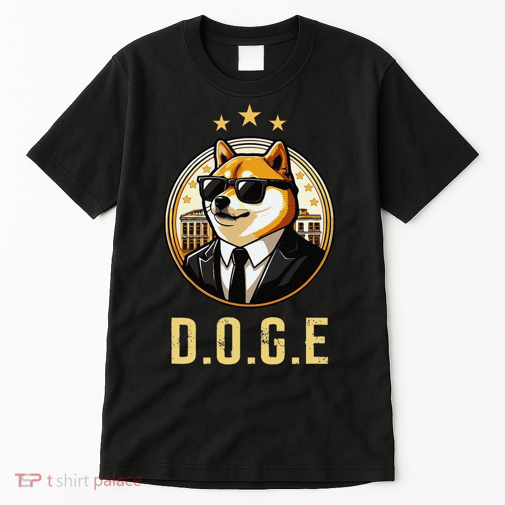 D.O.G.E Department Of Government Efficiency Doge Trump Tall T-Shirt