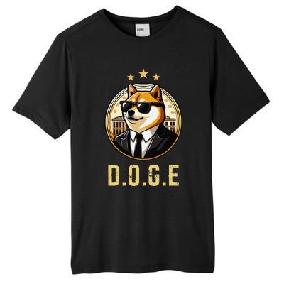 D.O.G.E Department Of Government Efficiency Doge Trump Tall Fusion ChromaSoft Performance T-Shirt