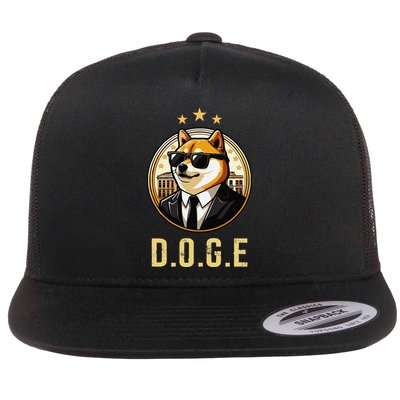 D.O.G.E Department Of Government Efficiency Doge Trump Flatbill Hat