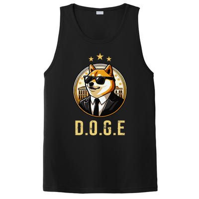 D.O.G.E Department Of Government Efficiency Doge Trump PosiCharge Competitor Tank