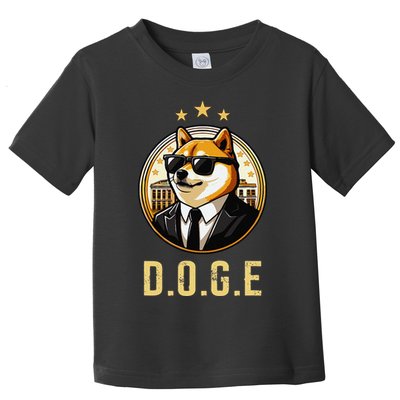 D.O.G.E Department Of Government Efficiency Doge Trump Toddler T-Shirt