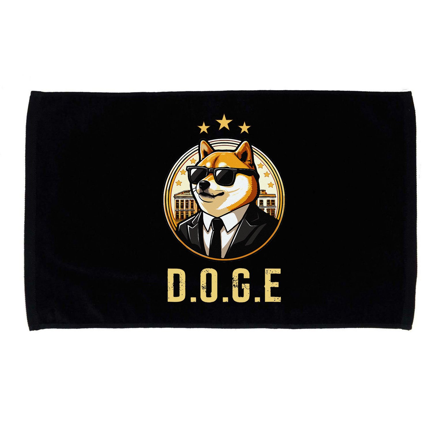 D.O.G.E Department Of Government Efficiency Doge Trump Microfiber Hand Towel