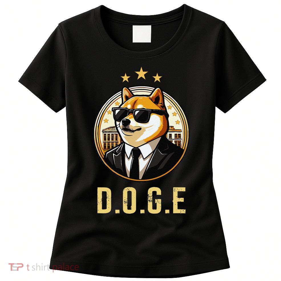 D.O.G.E Department Of Government Efficiency Doge Trump Womens T-Shirt