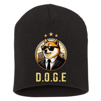 D.O.G.E Department Of Government Efficiency Doge Trump Short Acrylic Beanie