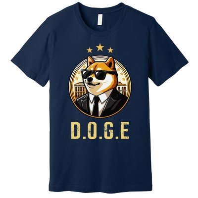 D.O.G.E Department Of Government Efficiency Doge Trump Premium T-Shirt