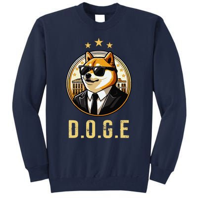 D.O.G.E Department Of Government Efficiency Doge Trump Tall Sweatshirt