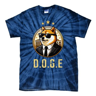 D.O.G.E Department Of Government Efficiency Doge Trump Tie-Dye T-Shirt