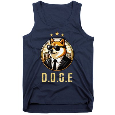 D.O.G.E Department Of Government Efficiency Doge Trump Tank Top