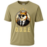 D.O.G.E Department Of Government Efficiency Doge Trump Cooling Performance Crew T-Shirt