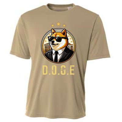 D.O.G.E Department Of Government Efficiency Doge Trump Cooling Performance Crew T-Shirt