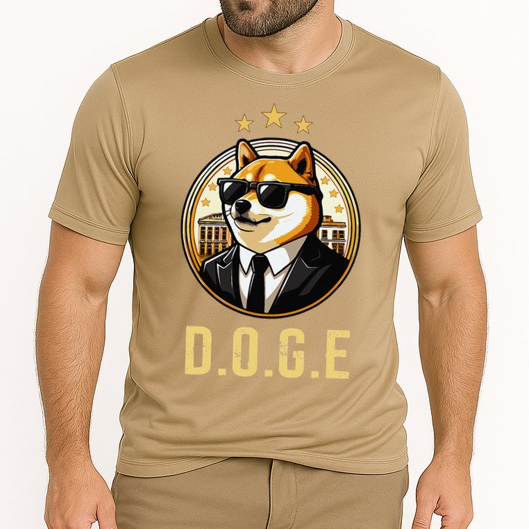 D.O.G.E Department Of Government Efficiency Doge Trump Cooling Performance Crew T-Shirt