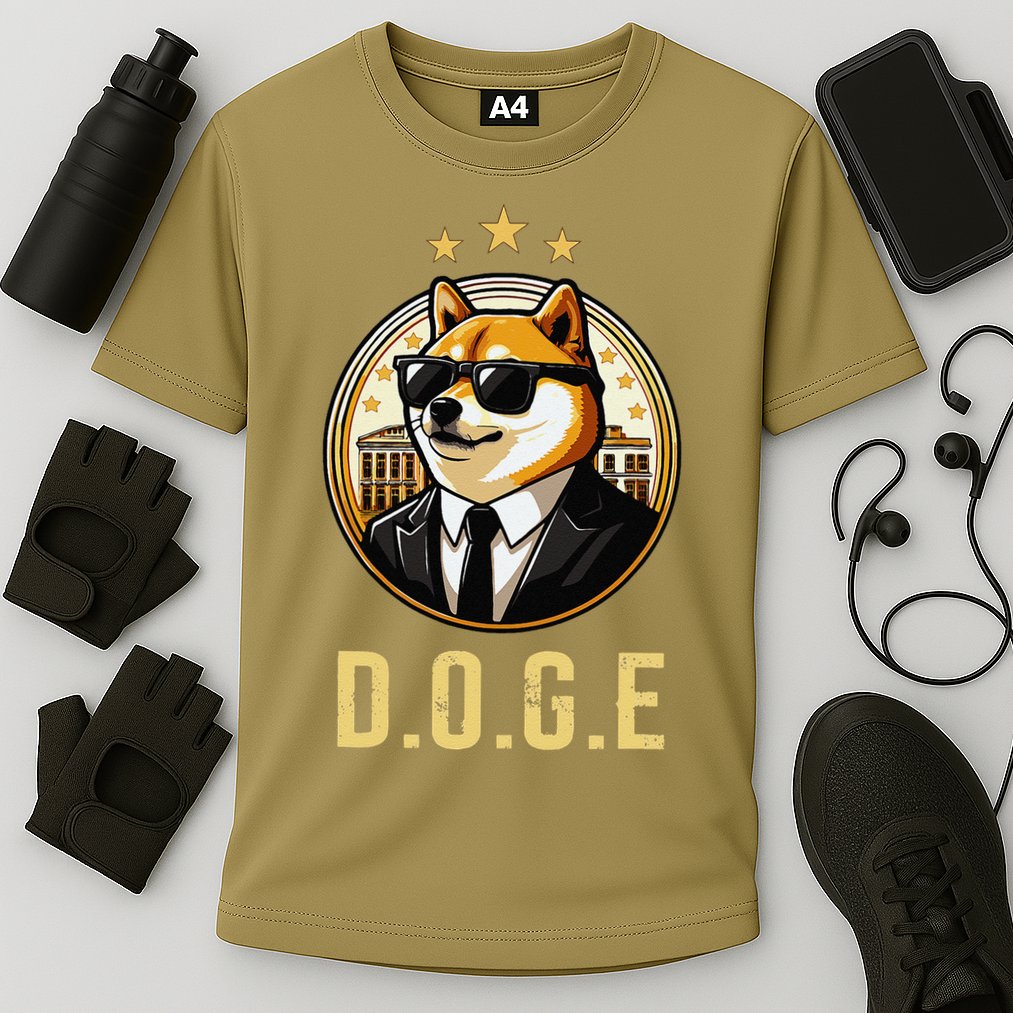 D.O.G.E Department Of Government Efficiency Doge Trump Cooling Performance Crew T-Shirt