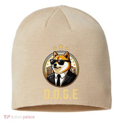 D.O.G.E Department Of Government Efficiency Doge Trump Sustainable Beanie