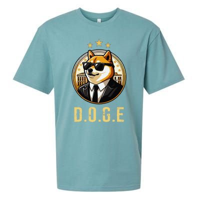 D.O.G.E Department Of Government Efficiency Doge Trump Sueded Cloud Jersey T-Shirt