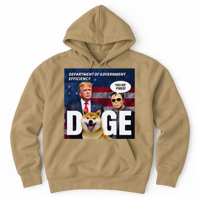 Doge Department Of Government Efficiency YouRe Fired Trump Hoodie