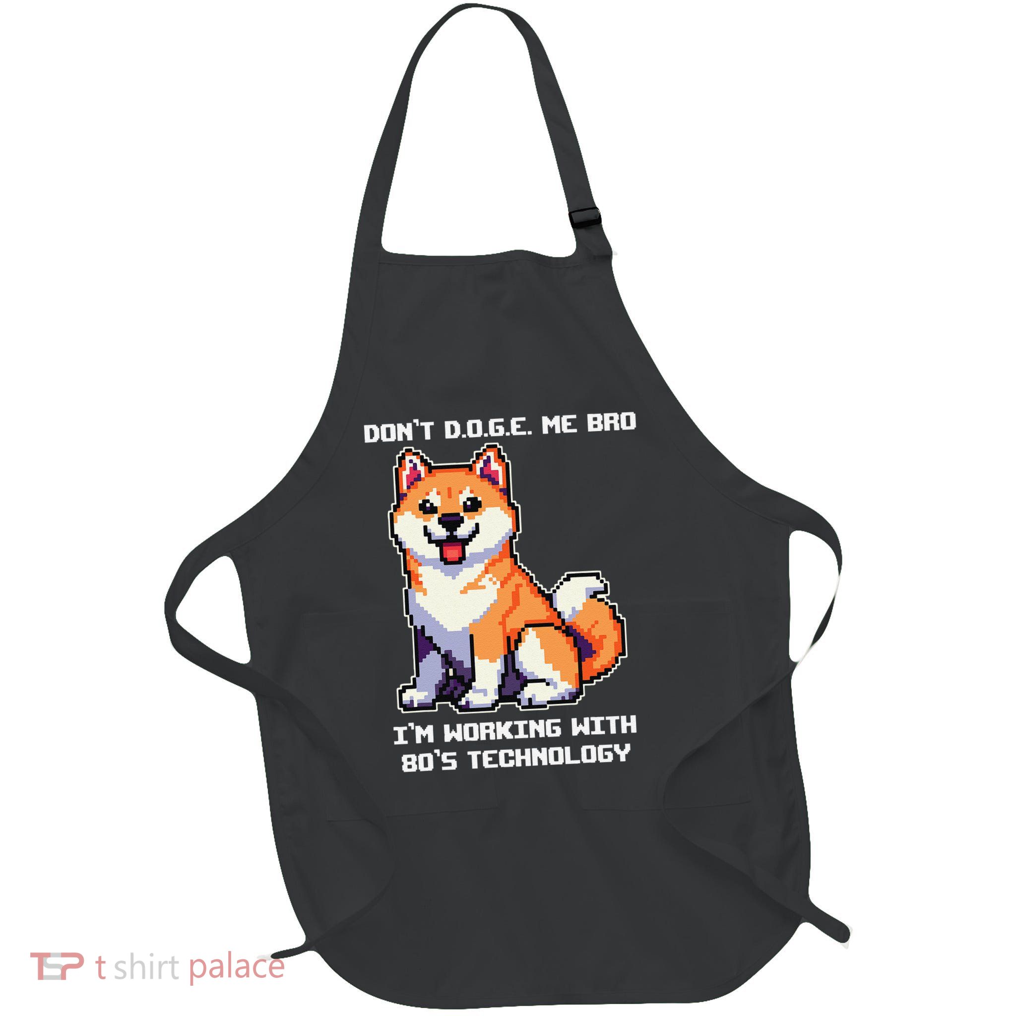 D.O.G.E Full-Length Apron With Pockets