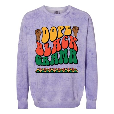 DOPEBLACKGRAMA Colorblast Crewneck Sweatshirt