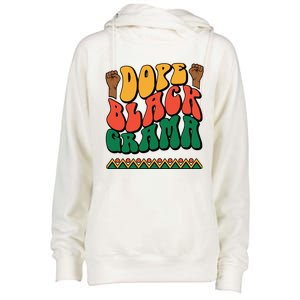 DOPEBLACKGRAMA Womens Funnel Neck Pullover Hood