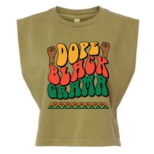 DOPEBLACKGRAMA Garment-Dyed Women's Muscle Tee