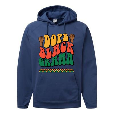 DOPEBLACKGRAMA Performance Fleece Hoodie