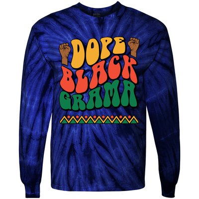 DOPEBLACKGRAMA Tie-Dye Long Sleeve Shirt