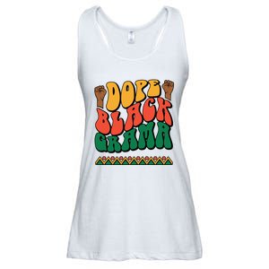 DOPEBLACKGRAMA Ladies Essential Flowy Tank