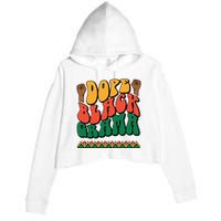 DOPEBLACKGRAMA Crop Fleece Hoodie