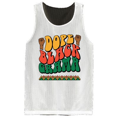 DOPEBLACKGRAMA Mesh Reversible Basketball Jersey Tank