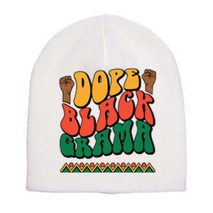 DOPEBLACKGRAMA Short Acrylic Beanie