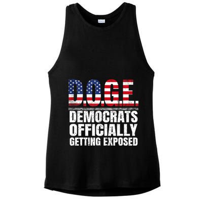 Doge Democrats Officially Getting Exposed Ladies PosiCharge Tri-Blend Wicking Tank