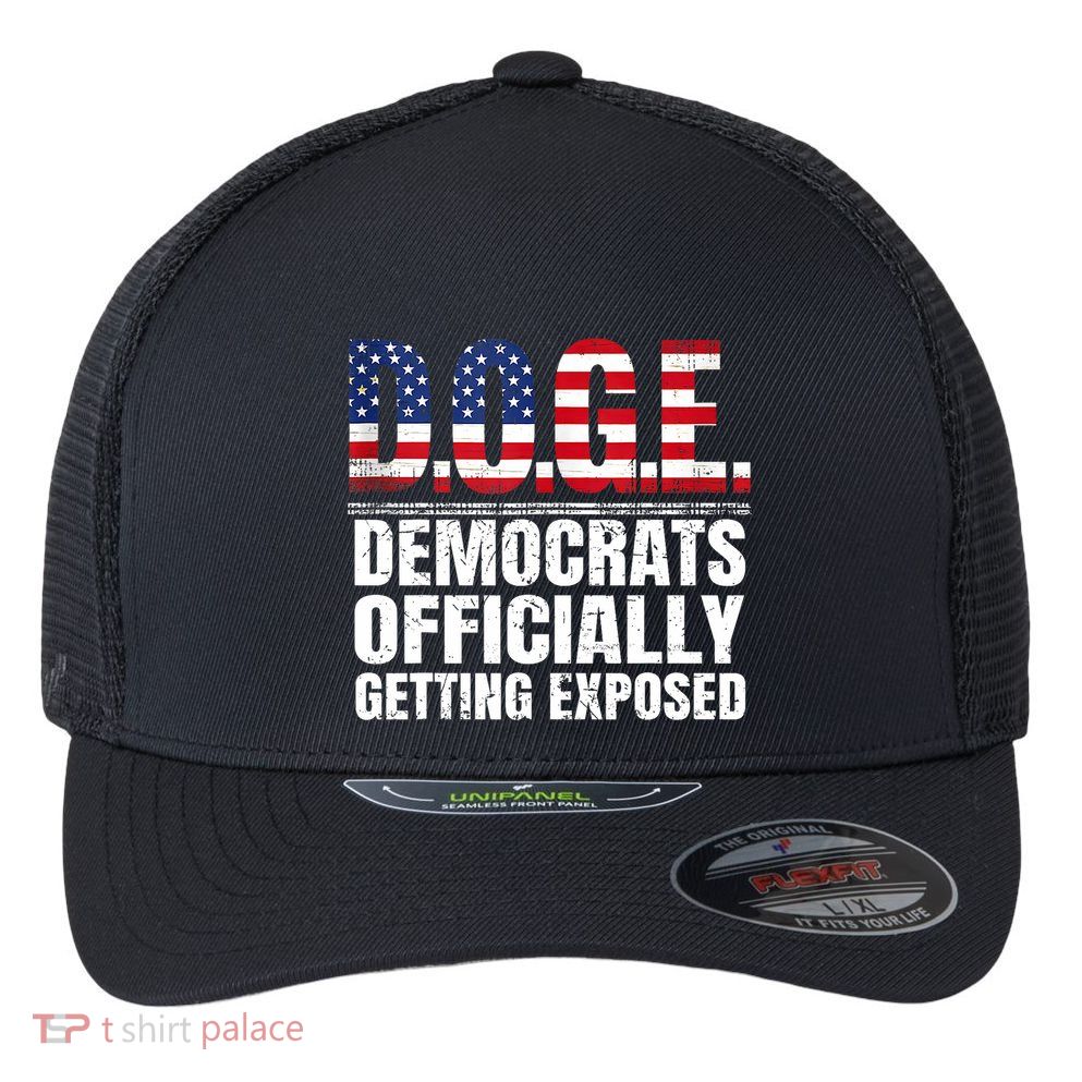 Doge Democrats Officially Getting Exposed Flexfit Unipanel Trucker Cap
