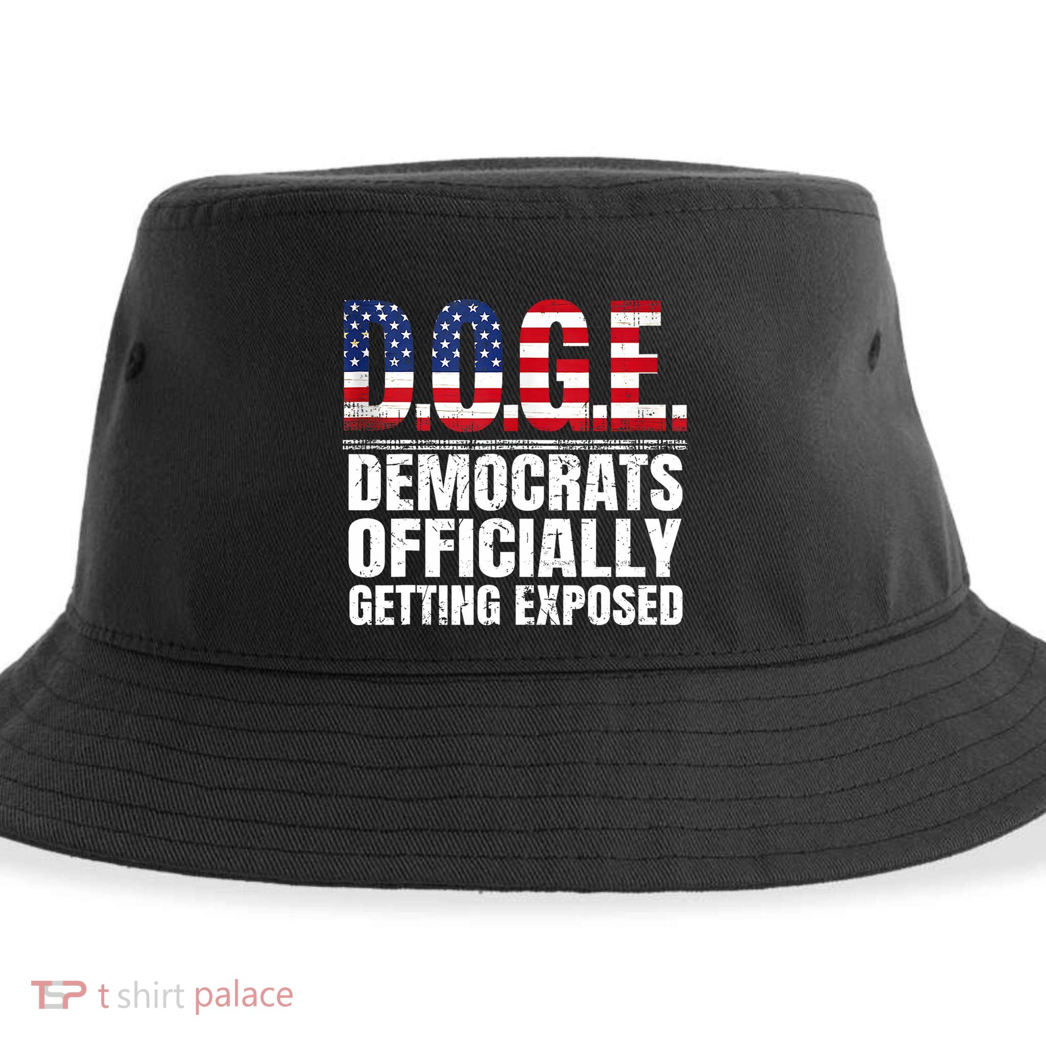 Doge Democrats Officially Getting Exposed Sustainable Bucket Hat