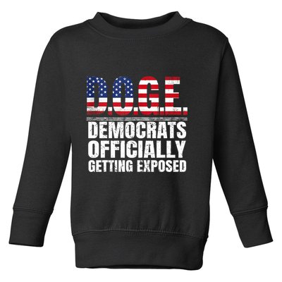 Doge Democrats Officially Getting Exposed Toddler Sweatshirt