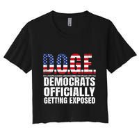 Doge Democrats Officially Getting Exposed Women's Crop Top Tee